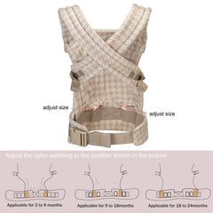 VIFOYO All - in - One 4 - Season Baby Carrier(houndstooth) - VIFOYO