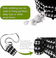 VIFOYO Baby Hip Seat Carrier with Lumbar Support, 3D Anti-Slip Protection (Houndstooth)